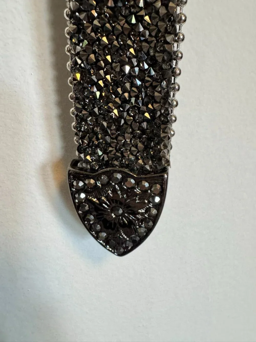 Shyanna Crystal & Rhinestone leather belt ML